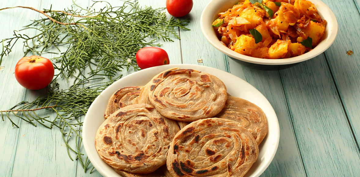 Plain Paratha 2 Paratha